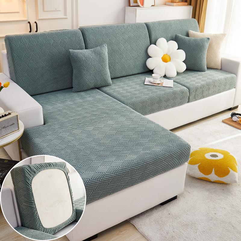 Нескользящий эластичный чехол на подушку дивана Coral Sea - Универсальный размер для четырех сезонов