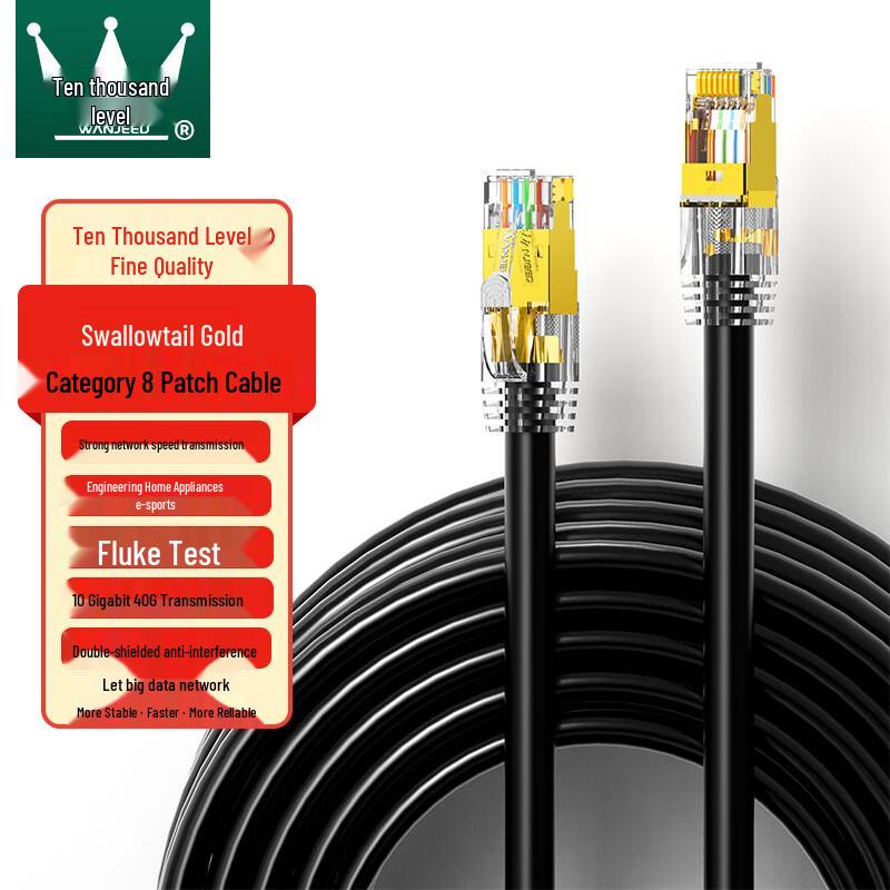 WANJEED High-Speed Shielded Ethernet Patch Cable