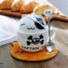 Креативная керамическая кружка с мультяшным котом