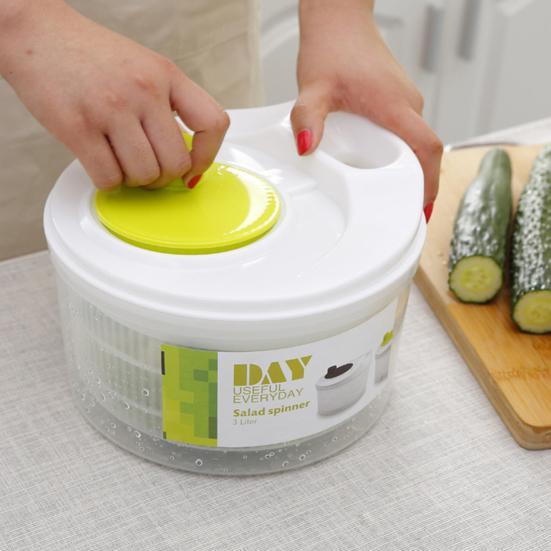 Roamtic Fashion Kitchen Washer Lettuce Salad Fruits Dryer Spinner Dehydrator Vegetable Large Manual