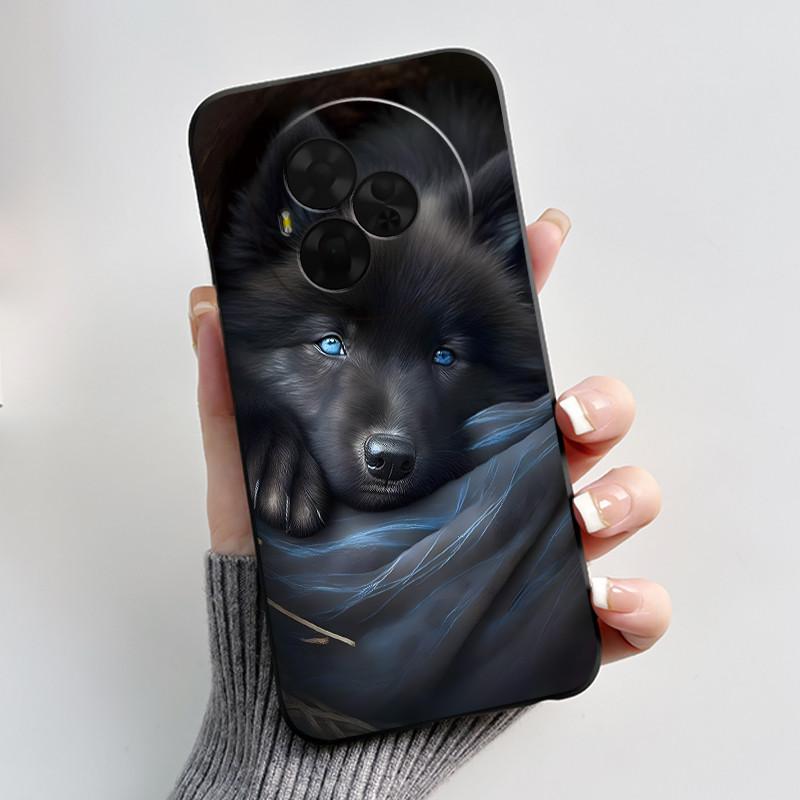 Новый Мягкий Черный Чехол для TCL NxtPaper 60 Ultra Зеленый с Рисунком Мультяшного Кролика Ударопрочный Чехол для TCL Ion X/TCL Ion V