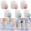 1Pc Diy Easter Geometric Eggs Shape Silicone Candle Mold Diy Christmas Aromatherapy Candle Mould Chocolate Gypsum Epoxy Resin Decoration WBL