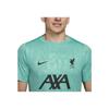 Nike Ливерпуль Dri-Fit FC. Мужские топы из джерси в стиле ретро, сине-зеленые, FN9653-393