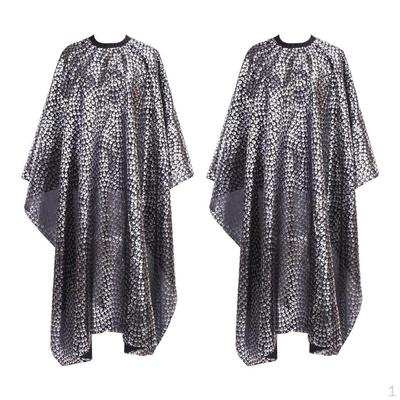 2 шт. Водонепроницаемая накидка для стрижки волос, пеньюар для парикмахера