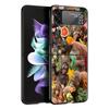 Чехол для телефона Обезьяна для Samsung Galaxy Z Flip 3 4 5 6 Складной Черный Корпус Для Samsung Z Flip4 Flip5 ПК Жесткая Крышка