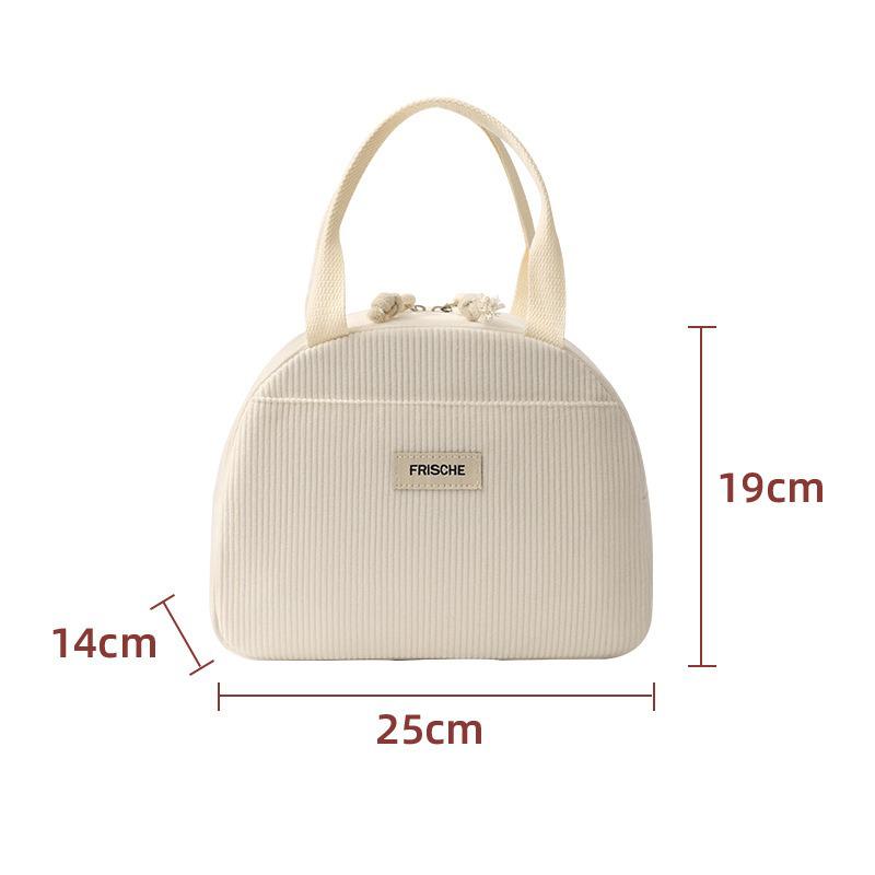 Прочная термоизолированная сумка для ланча: Милый, Простой, Утепленный Дизайн для Улицы и Поездок на Работу