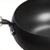 Traditional Wok Hammered Iron Pan with Non-Stick Coating Wooden Handle Frying Pan Japanese Cookware for Gas And Induction Stoves