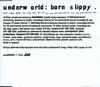 CD UNDERWORLD - Born Slippy JBO5005603 JBO, Junior Boy 1999 UK Танцевальная и Электронная Музыка Б/У