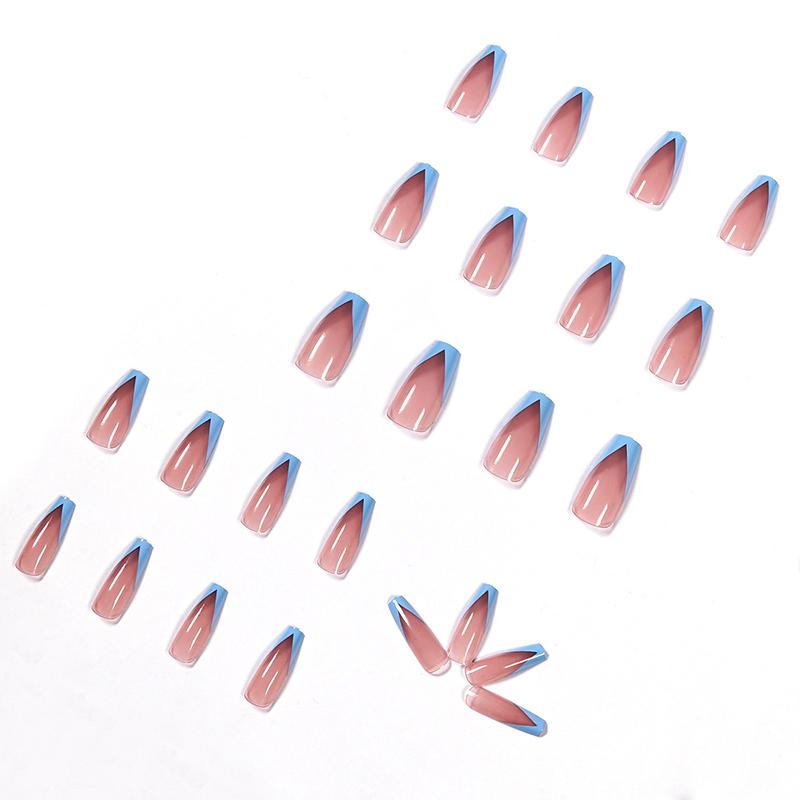 24 шт., фиолетовые, зеленые накладные ногти, простой съемный кончик, пресс для ногтей, модный персиковый дизайн, кончики для ногтей, полное покрытие, инструменты для маникюра