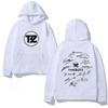 THE BOYZ Signed Personally Hoodies Harajuku Sweatshirt with Hooded Clothing Sudaderas Korean Boy Band for Autumn/Winter Hoody