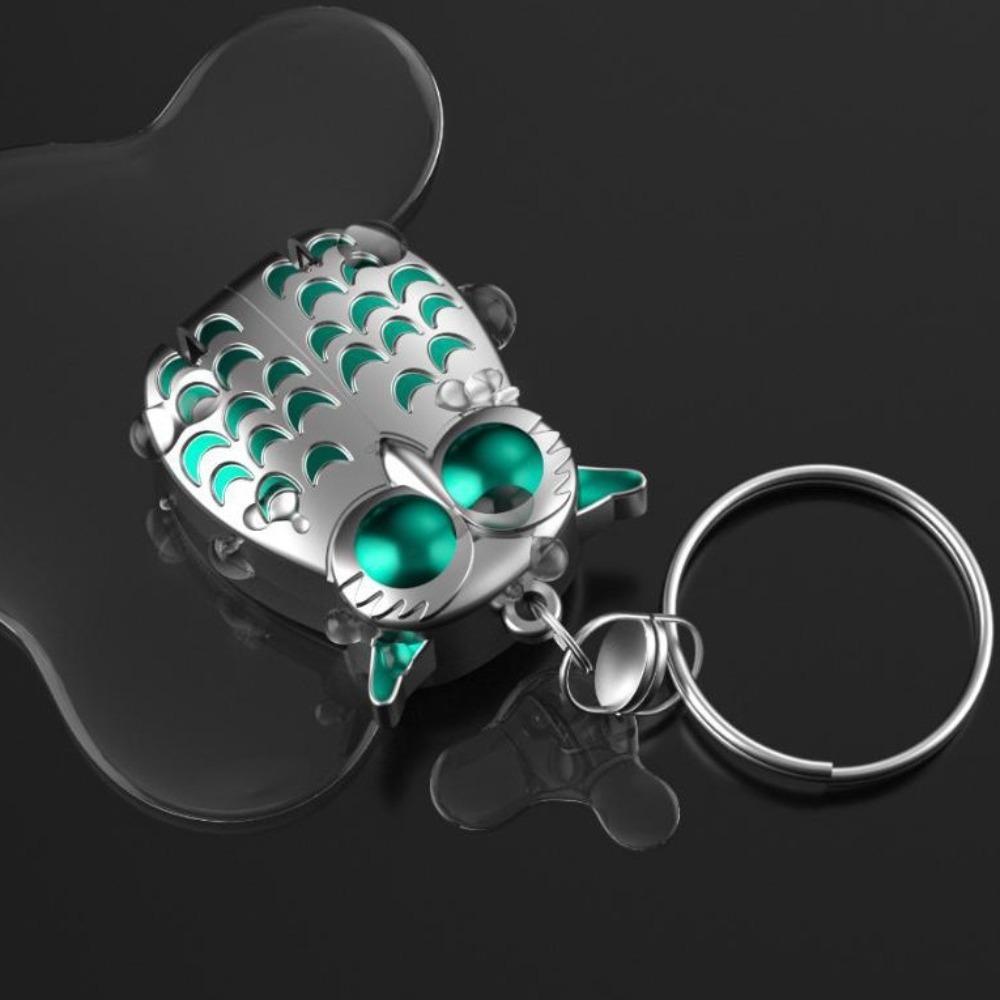 Пилка для ногтей Кусачки для ногтей Брелок Мини-кусачки для ногтей Сова Брелок для ключей автомобиля Подстригать ногти