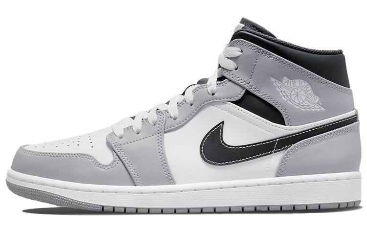 Air Jordan 1 Mid 'Light Smoke Grey' 554724-078