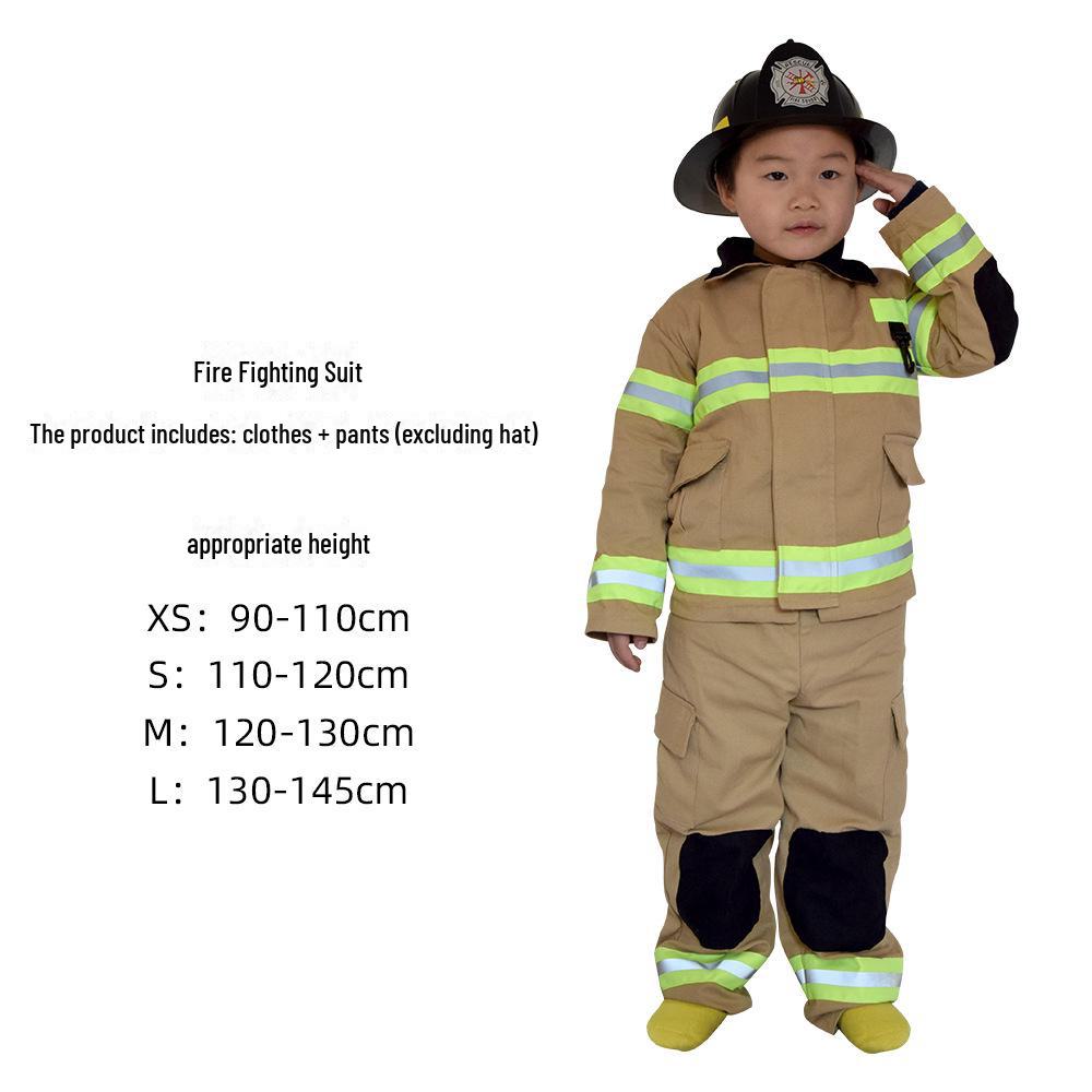 Детский костюм пожарного для сцены и косплея – профессиональный костюм для ролевых игр