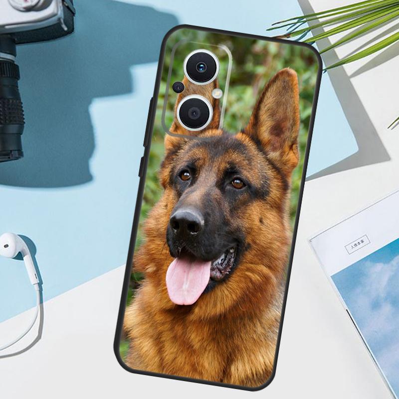 Чехол с изображением немецкой овчарки для OPPO Reno 14F 13F 12F 11 F 10 12 13 14 Pro 7 8 Lite OPPO Find X9 X8 X6 X5 Pro
