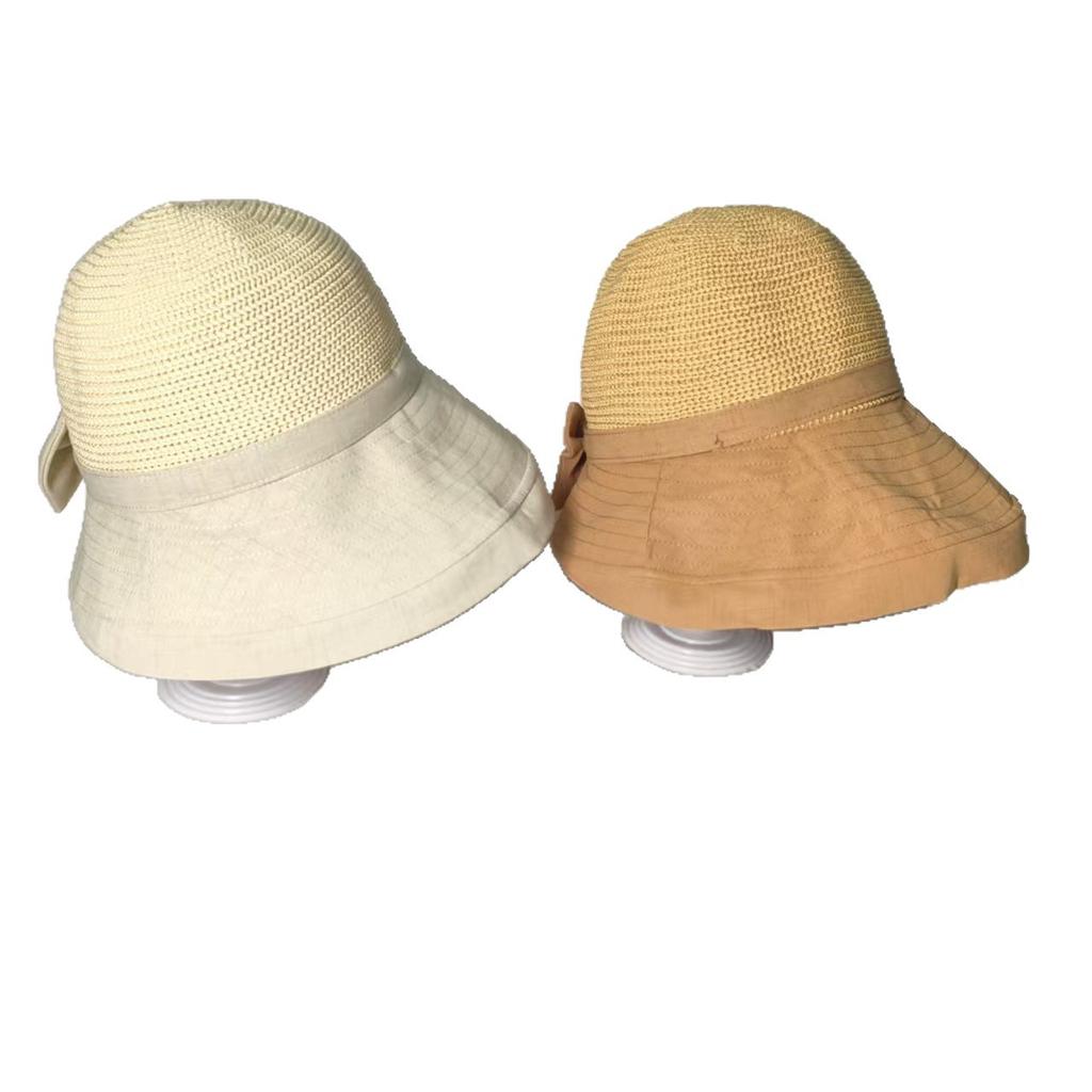 Hat women's summer UV protection versatile bucket hat sun hat grass basin hat sunshade sunscreen hat tide