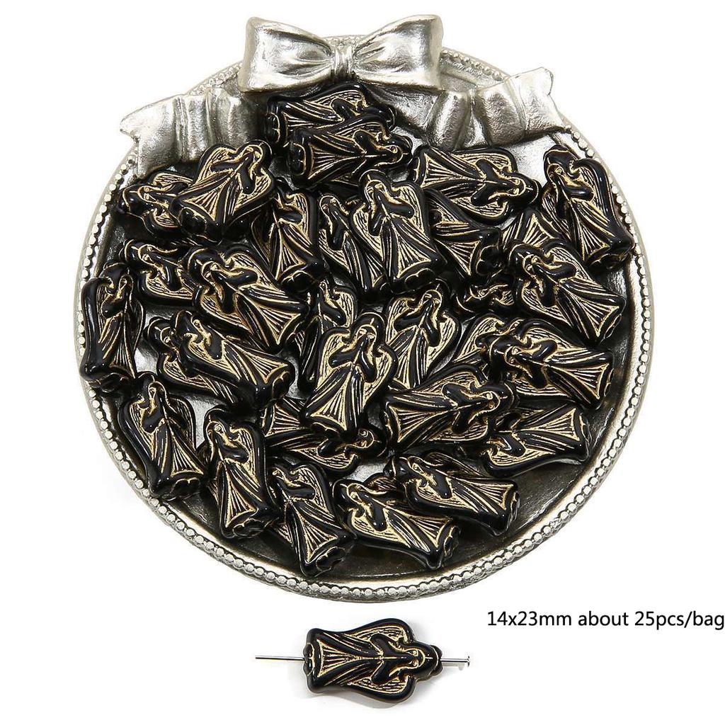 Бусины для браслета ручной работы, акриловые французские винтажные золотые плоские бусины, круглые бусины, украшения ручной работы, браслет, ожерелье, кулон, телефонная цепочка, аксессуары