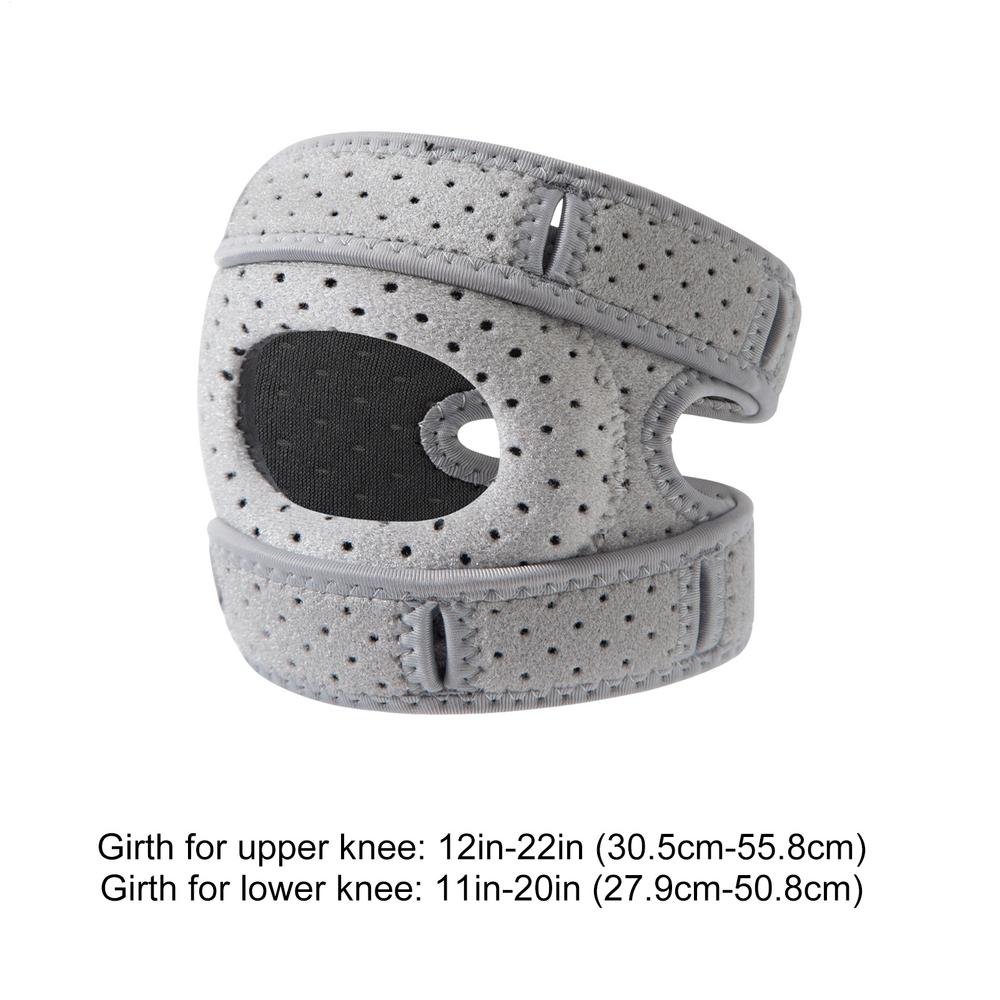 Anti-Slip Patella Stabilizing Knee Brace Adjustable Patellar Tendon Stabilizer Knee Relief Support Brace Patella Support Straps