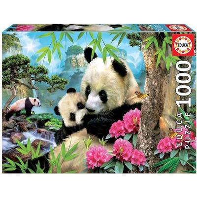 Пазл Животные - EDUCA - 1000 деталей - Для Взрослых - С клеем FIX PUZZLE® в комплекте