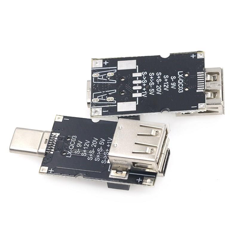100 Вт 5A USB Type-C QC Ложная плата триггера 5 В 9 В 12 В 15 В 20 В Выход PD 2.0 3.0 Адаптер триггера Кабельное соединение Опросный детектор