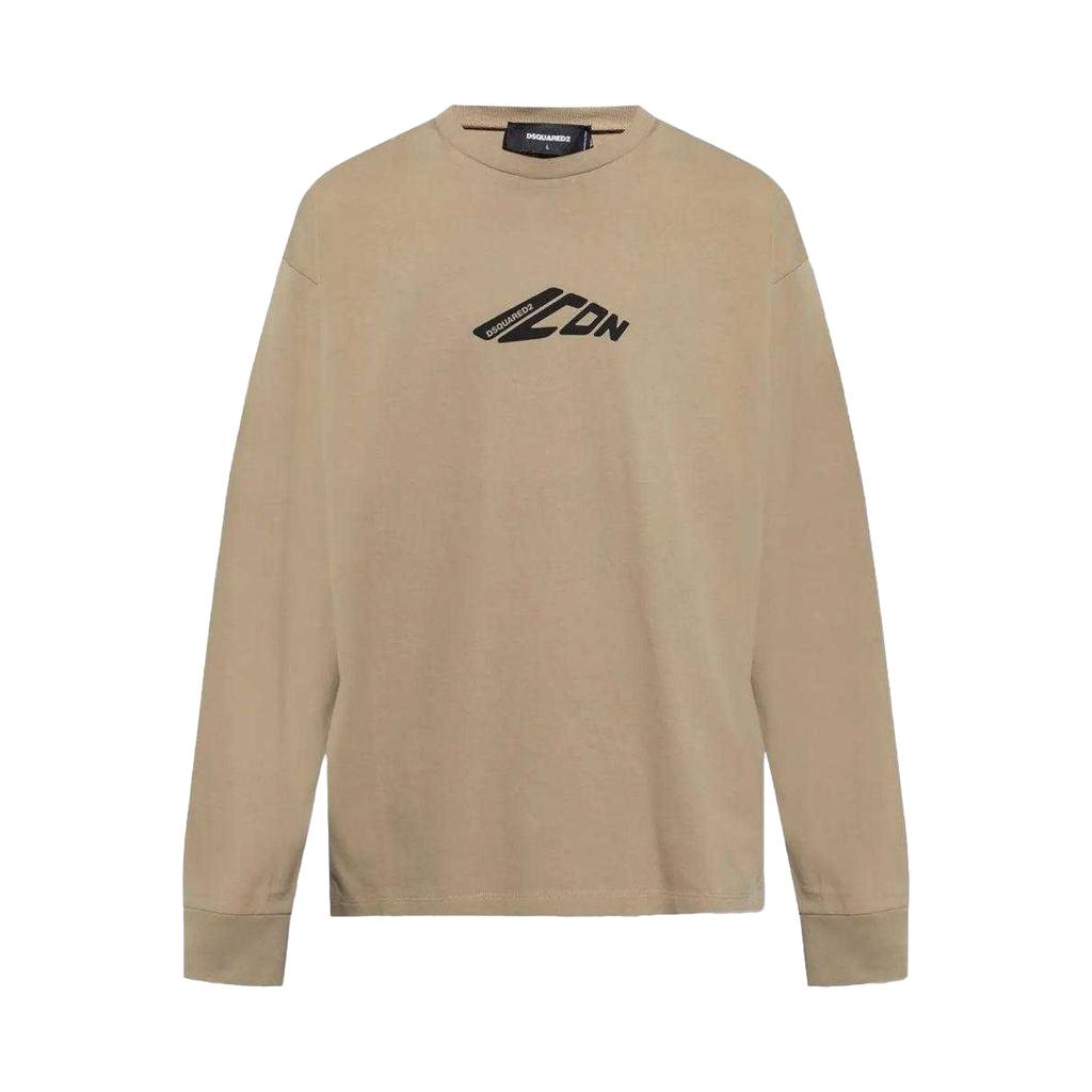 DSquared2 Unisex Adult Icon Stretch Logo Long-Sleeved T-Shirt