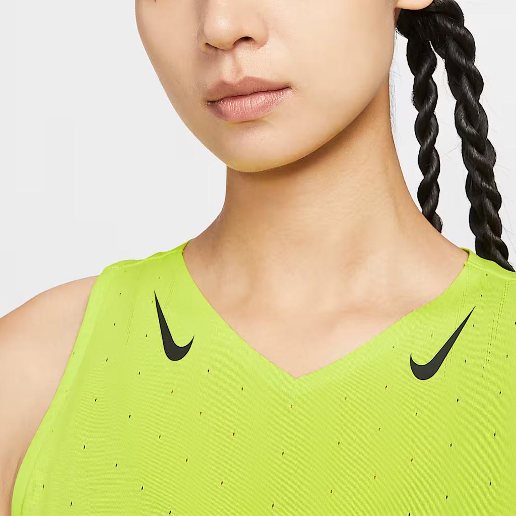 Nike Майка для бега Aeroswift Dri-Fit Adv Простая Удобная Однотонная Эстетичная Женские топы FN2505-389