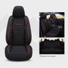 Чехол на автомобильное сиденье, универсальный, на четыре сезона, с полным покрытием, льняное волокно, подушка для авто, дышащая, удобная, пятиместная, полностью окруженная льняной тканью.