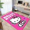 1 шт. Розовый коврик Hello Kitty с сердечками - Идеально для домашнего декора, офисного ковра, уличного коврика, идеи для подарка Ideaz2730