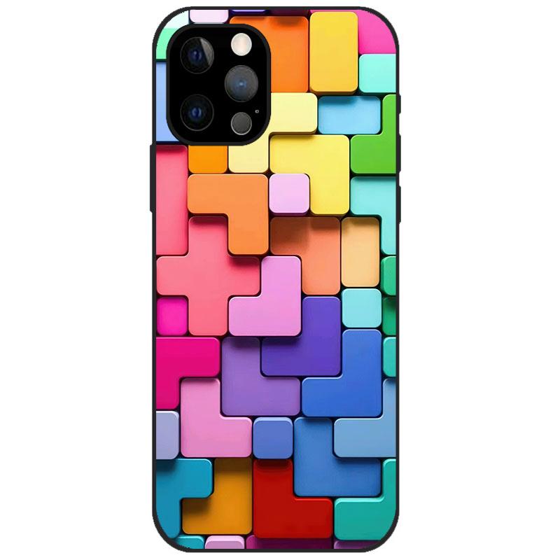 Чехол для iPhone 12 Pro, чехол для iPhone 12 Pro, силиконовый мягкий чехол из ТПУ для iPhone 12 Pro Max/12 Mini, чехол с рисунком, Funda 12Pro