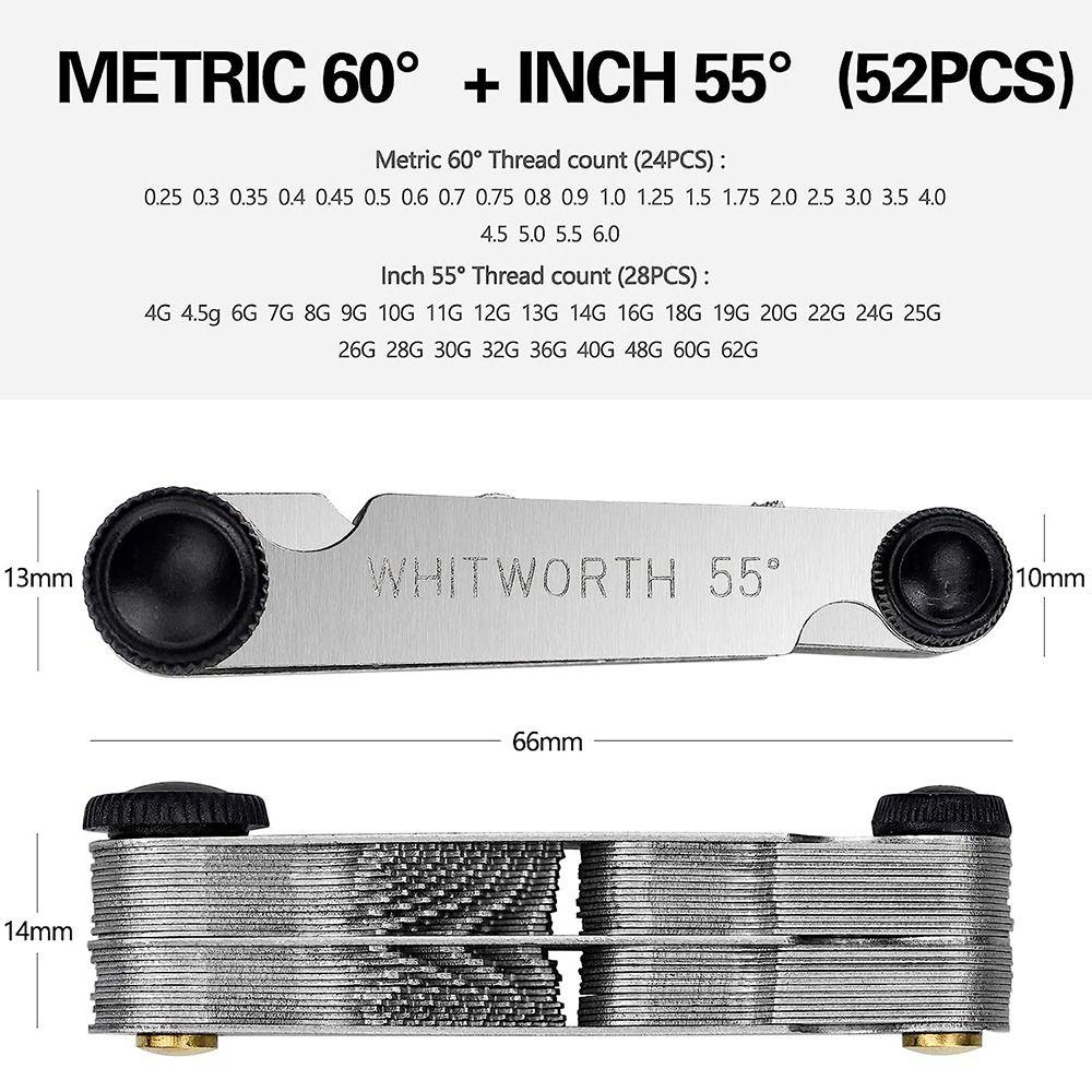 55 градусов и 60 градусов винт резьба шаг калибр 52 шт резьба измерительный калибр промышленные измерения