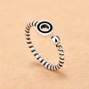 Винтажное регулируемое открытое кольцо женское простое в стиле холодного ветра маленькое свежее персонализированное на указательный палец повседневное ручное украшение