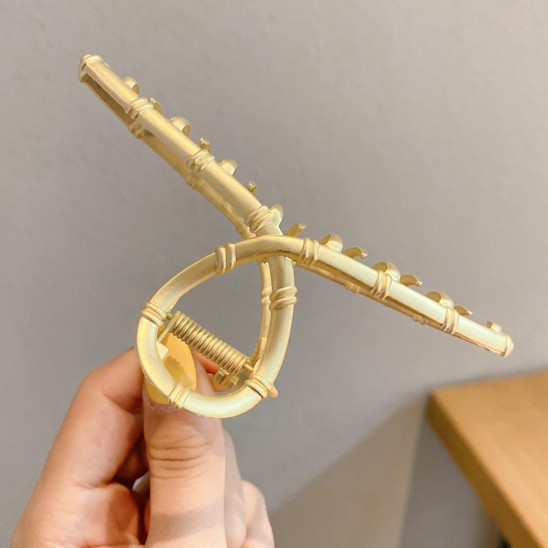 New Women Fashion Metal Geometric Hair Clips Claw Clip Large Acrylic Hair Clip Headband Hairpin Hair Crab Hair Accessories