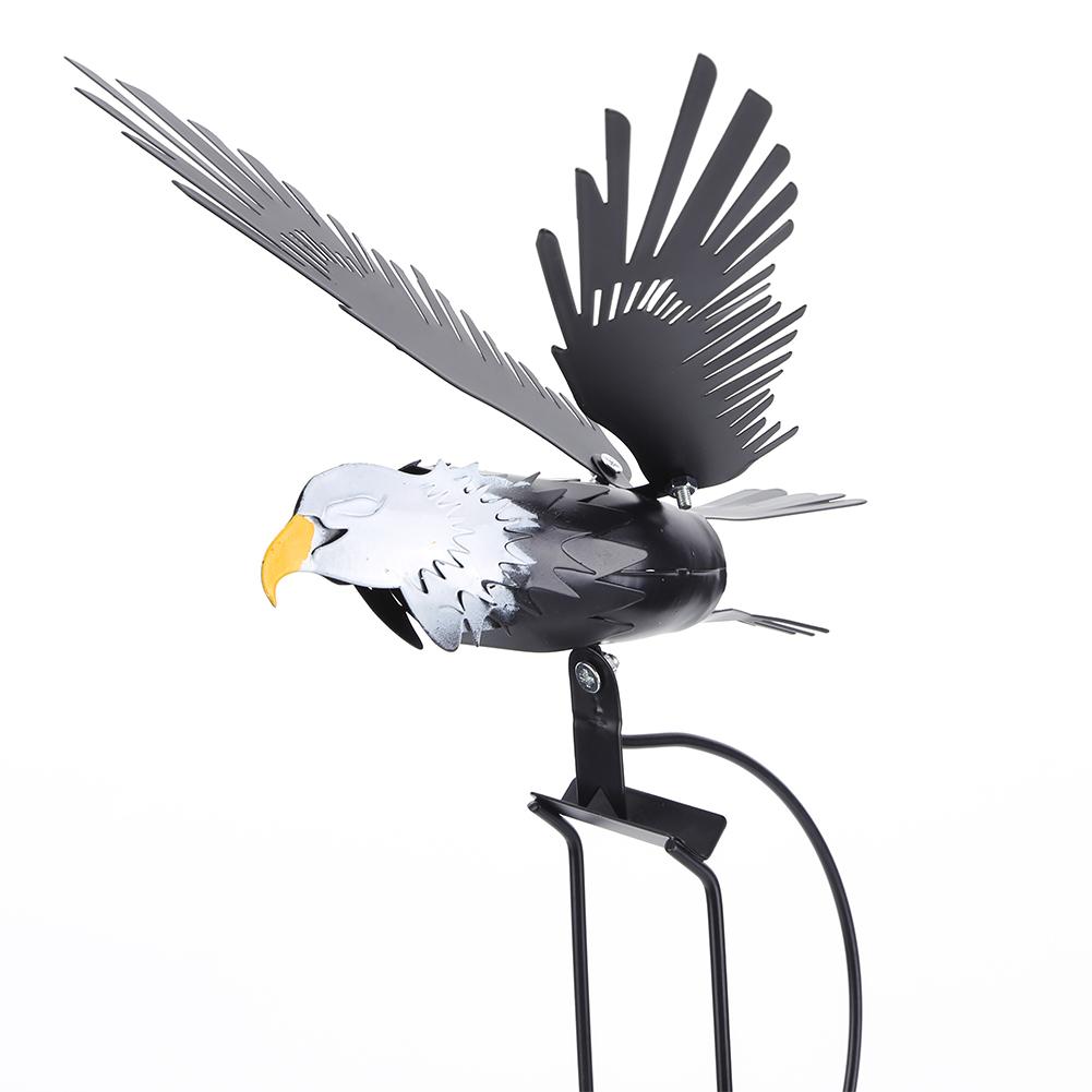 Металлические вертушки Eagle Wind Spinners Железные вертушки Eagle Stakes Украшения для газона Ремесла Садовое искусство Декор для наружного газона и двора