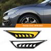 2 шт. светодиодный боковой указатель поворота для Honda Civic 2016 2017 2018 2019 2020 2021 автомобильный габаритный фонарь на крыло белый желтый 12 В