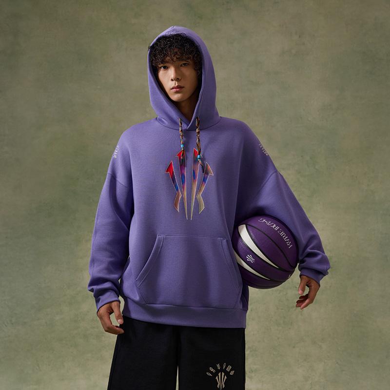 Anta Свитшот Irving Collection Унисекс Фиолетовый 172611706S-4