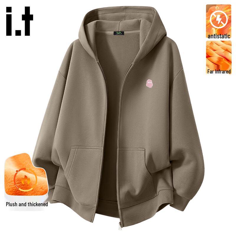 Женское худи на молнии свободного кроя с флисовой подкладкой Fingercroxx