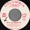 7-дюймовая пластинка JOEL GREY Willkommen 444095PROMO Columbia 1967 US Pop Б/у
