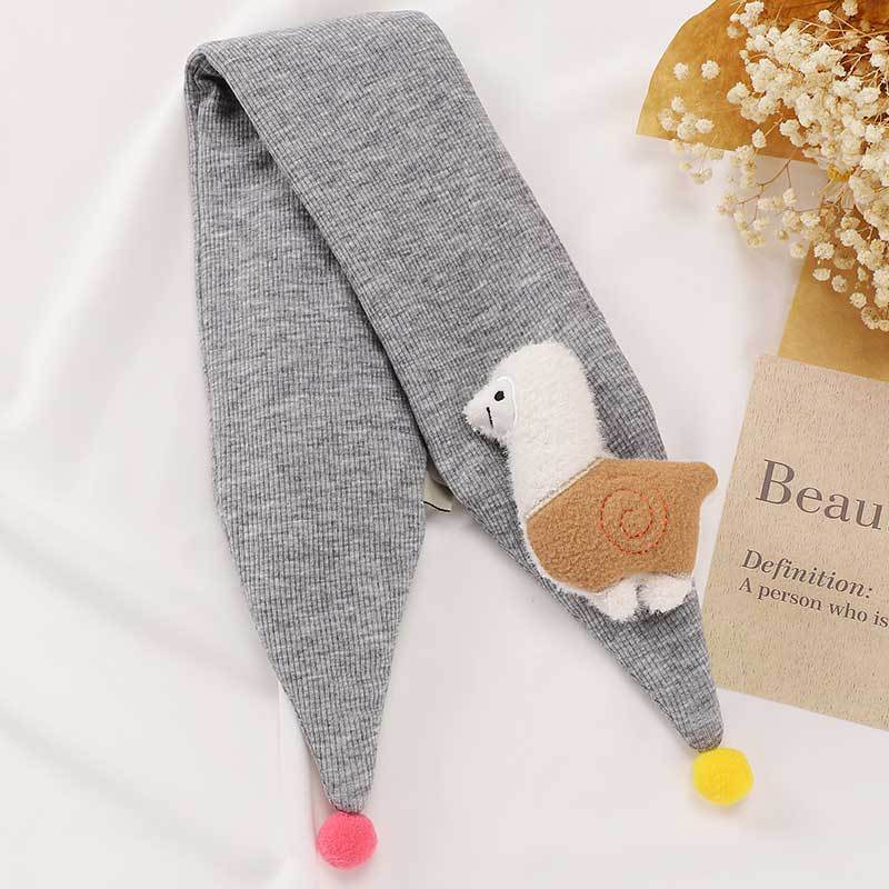 New Children'S Fashionable Scarf For Girls To Keep Warm And Versatile For Babies. Plush And Thickened Warm Scarf For Kids