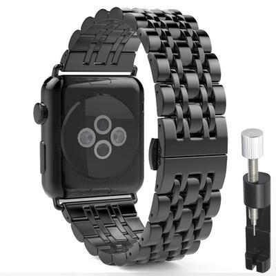Ремешок из нержавеющей стали для Apple Watch 7, 8, 45 мм, 41 мм, 44 мм, 40 мм, 42 мм, ультра 49 мм, металлический ремешок, браслет подходит для IWatch 6 SE 5 4 3 2