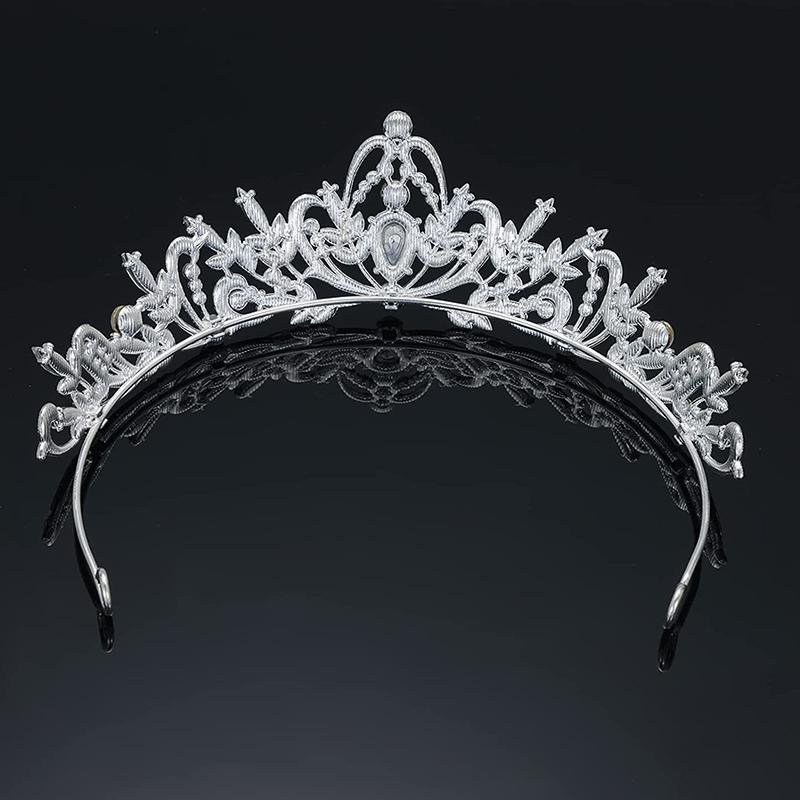 Bridal Headwear Gold-Colour Women'S Full Of Classical Temperament Wedding Crown Girl Birthday Dazzling Tiaras