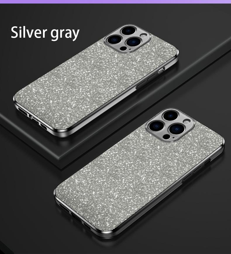 Роскошный чехол с градиентным блестящим покрытием для Iphone 15 14 13 12 11 Pro Max Mini, силиконовая защитная задняя крышка X XS Max Xr 6 7 8 Plus