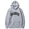 Women Pocket Long Sleeve Oversize Losangeles Printing Women Sweatshirt Autumn Winter Loose High Quality Hoodie Letter Hooded