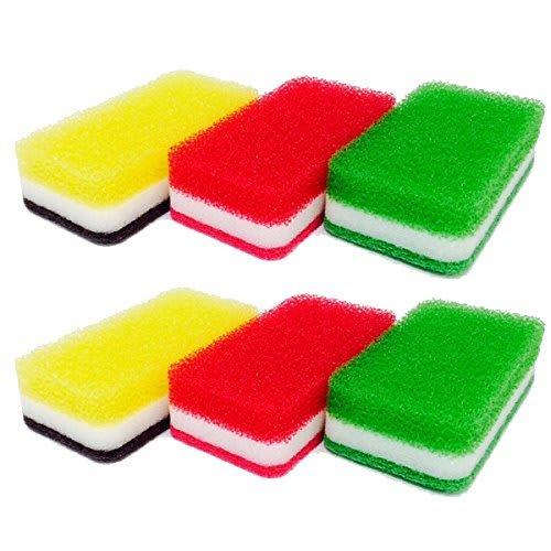 Duskin Kitchen Sponge, Antibacterial Type, 3-Piece Set (Small) X 2 Sets