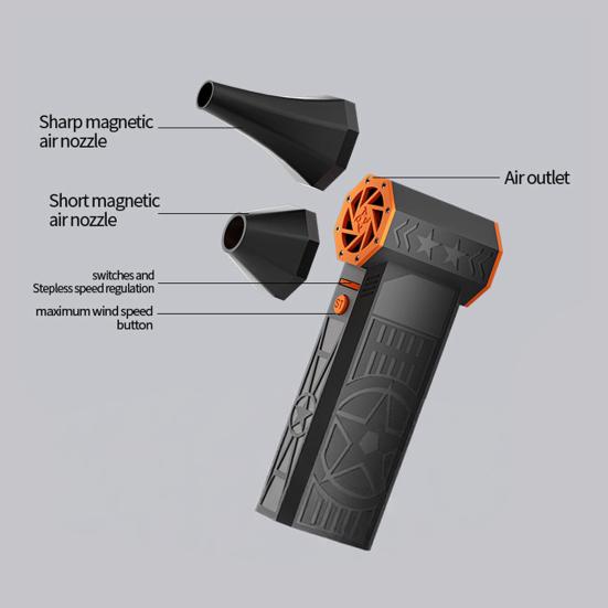 Аккумуляторная воздуходувка для листьев, воздуходувка горячего воздуха для таяния снега с бесщеточным двигателем, двойного назначения, оборудование для удаления сильного снега для внутреннего и наружного использования