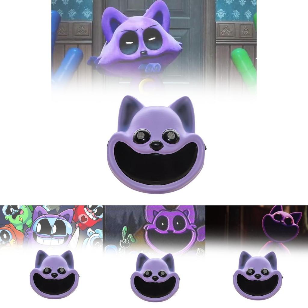 Очаровательная маска Smiling Critters Poppy Playtime Purple Catnap Мягкая игрушка