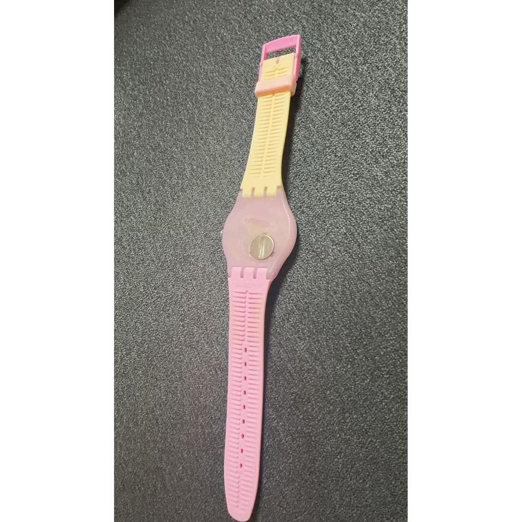 Used SWATCH SWISS MADE PINK WATCH