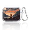 Чехол для Airpods 4 3 Pro2 Pro3 1 2 Pro Прозрачные Чехлы для Наушников Обложка Художественные Эстетичные Узоры