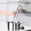 New Plastic Faucet Adapter Anti-splash Adjustable Tap Head Pull-out Type Shower Nozzle Sprayer Universal