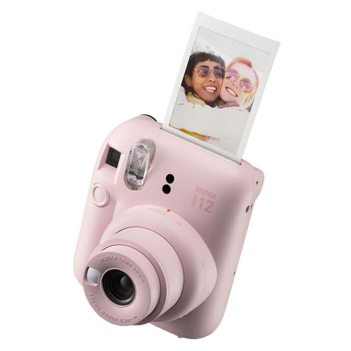 Appareil photo instantané - Fujifilm - Instax Mini 12 - Rose - Exposition automatique - Miroir à selfie