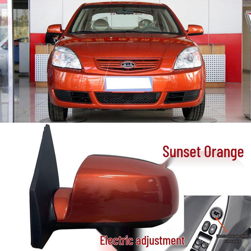 Kia Rio RIO Rearview Mirror Assembly - Includes 2-Year Warranty. Compatible with Other Reverse Mirrors.