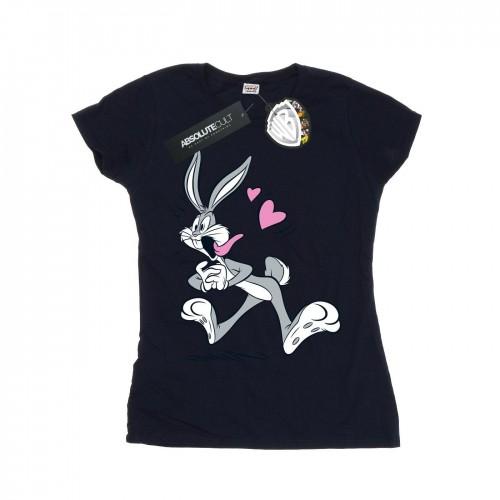 Looney Tunes Womens/Ladies Bugs Bunny In Love Cotton T-Shirt